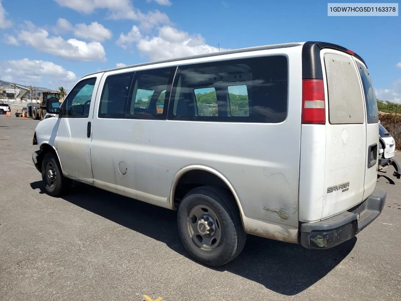 2013 GMC Savana G2500 Paratransit VIN: 1GDW7HCG5D1163378 Lot: 73613294