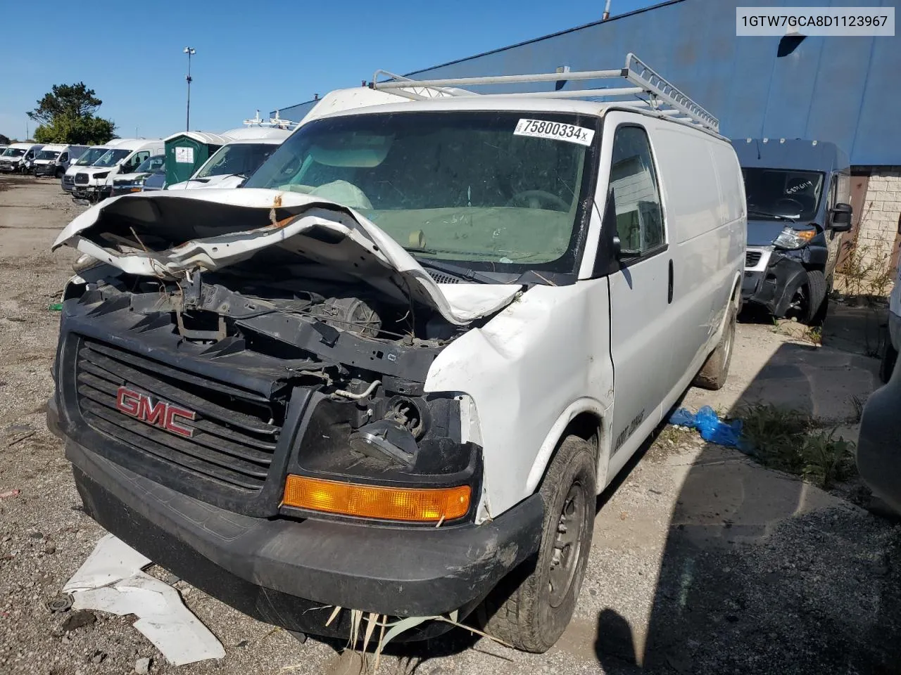 2013 GMC Savana G2500 VIN: 1GTW7GCA8D1123967 Lot: 75800334