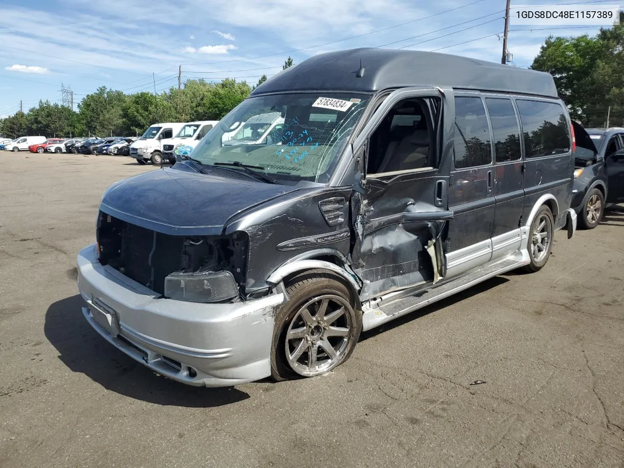 2014 GMC Savana Rv G1500 3Lt VIN: 1GDS8DC48E1157389 Lot: 57834834