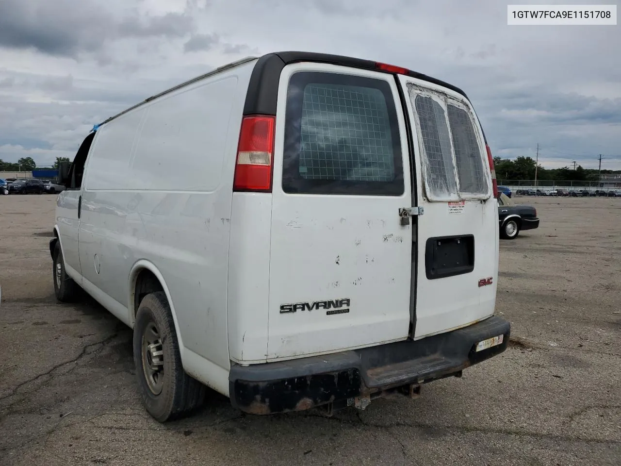 2014 GMC Savana G2500 VIN: 1GTW7FCA9E1151708 Lot: 61990114