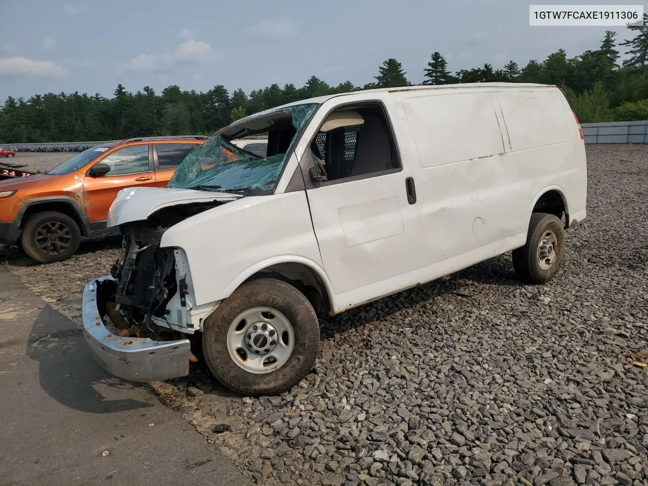 2014 GMC Savana G2500 VIN: 1GTW7FCAXE1911306 Lot: 66382364