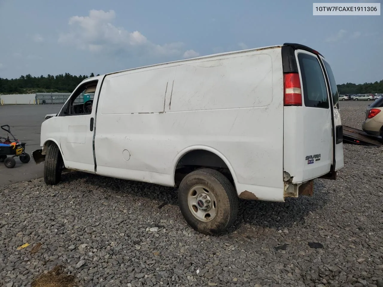 2014 GMC Savana G2500 VIN: 1GTW7FCAXE1911306 Lot: 66382364