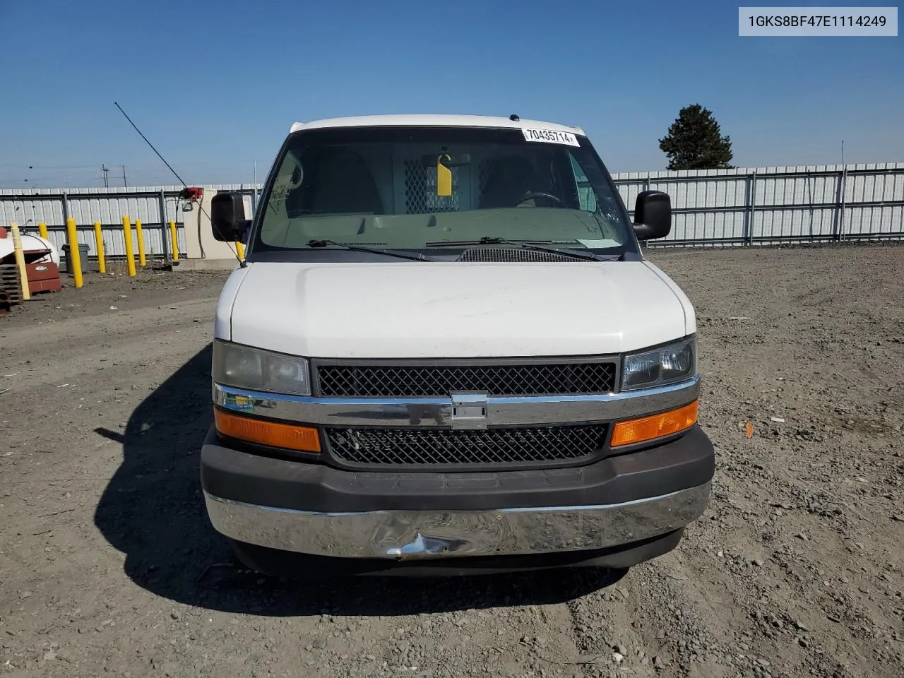 2014 GMC Savana G1500 Ls VIN: 1GKS8BF47E1114249 Lot: 70435714