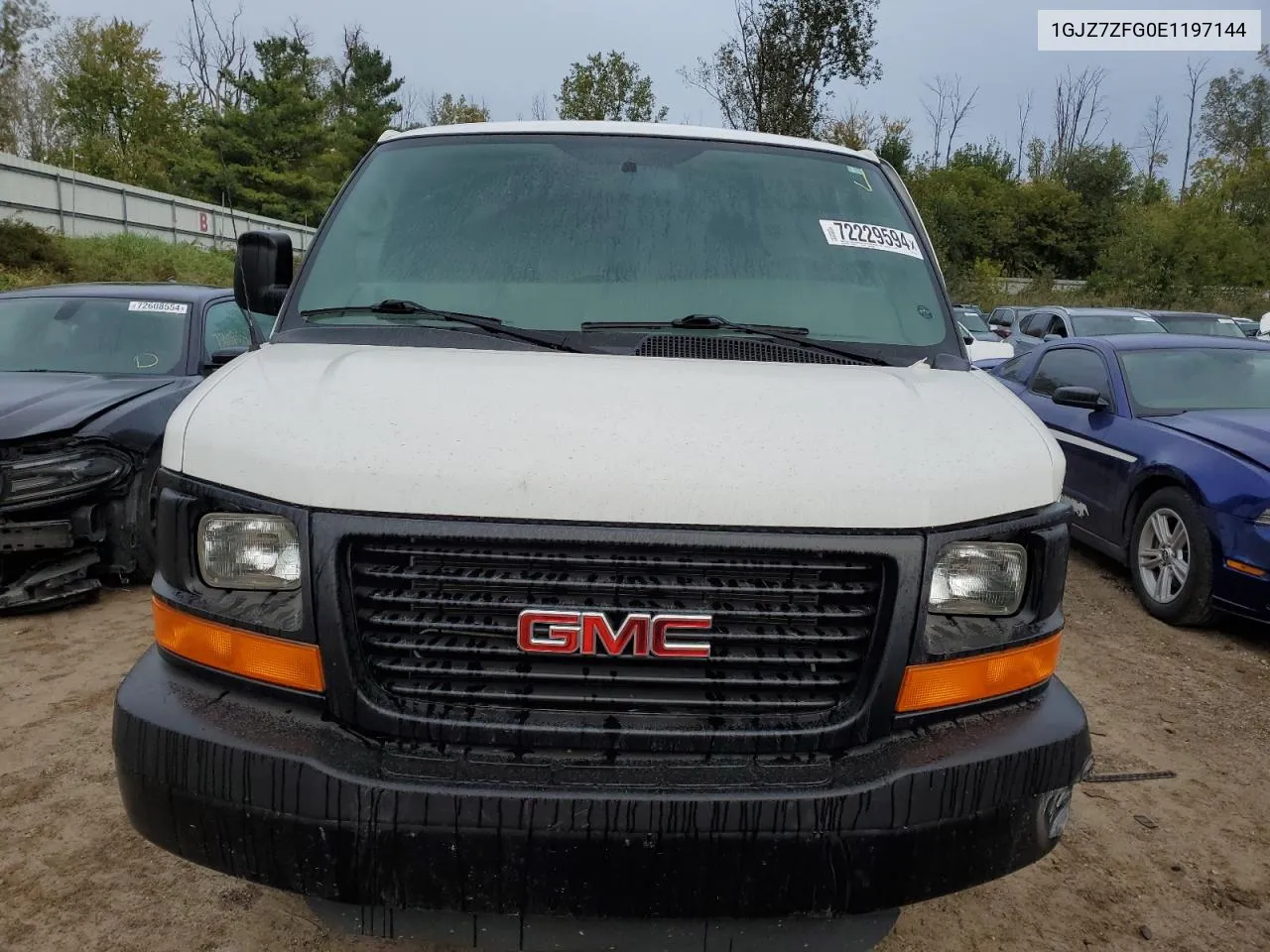 2014 GMC Savana G3500 Ls VIN: 1GJZ7ZFG0E1197144 Lot: 72229594