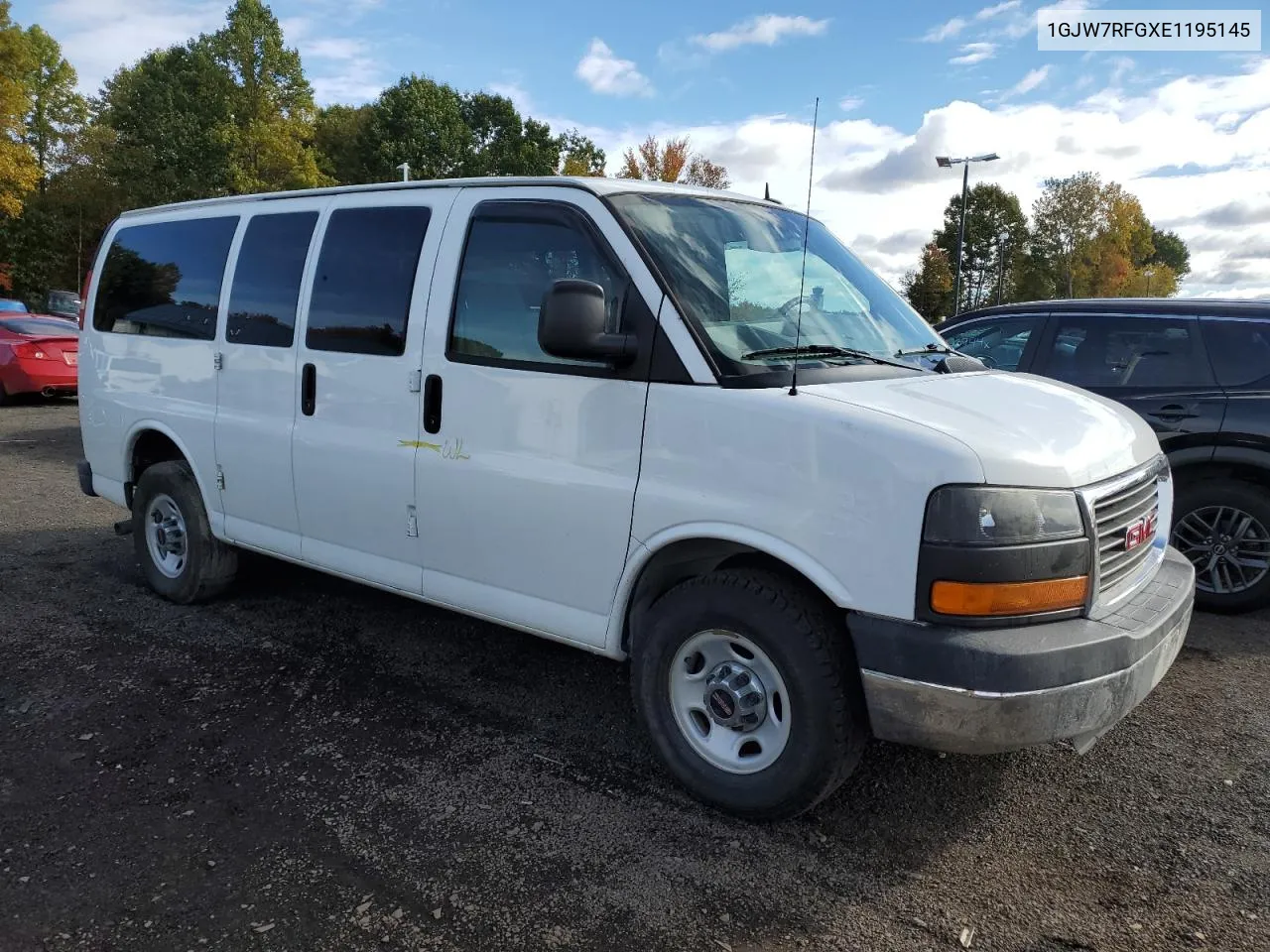 2014 GMC Savana G2500 Lt VIN: 1GJW7RFGXE1195145 Lot: 76233734