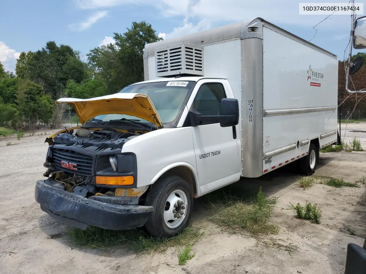 2015 GMC Savana Cutaway G3500 VIN: 1GD374CG0F1167434 Lot: 61715764