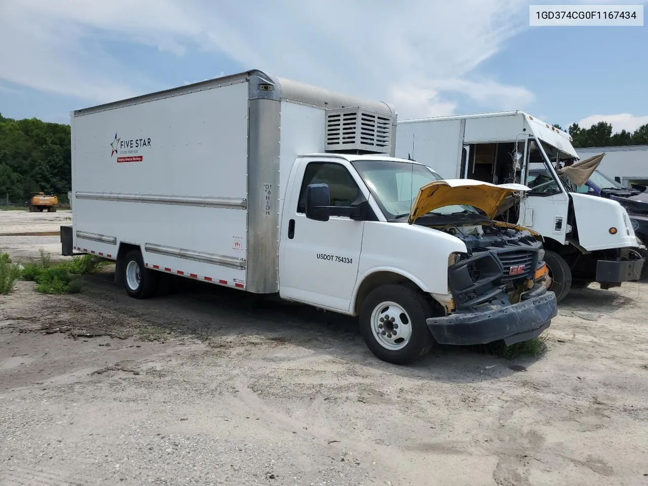 2015 GMC Savana Cutaway G3500 VIN: 1GD374CG0F1167434 Lot: 61715764