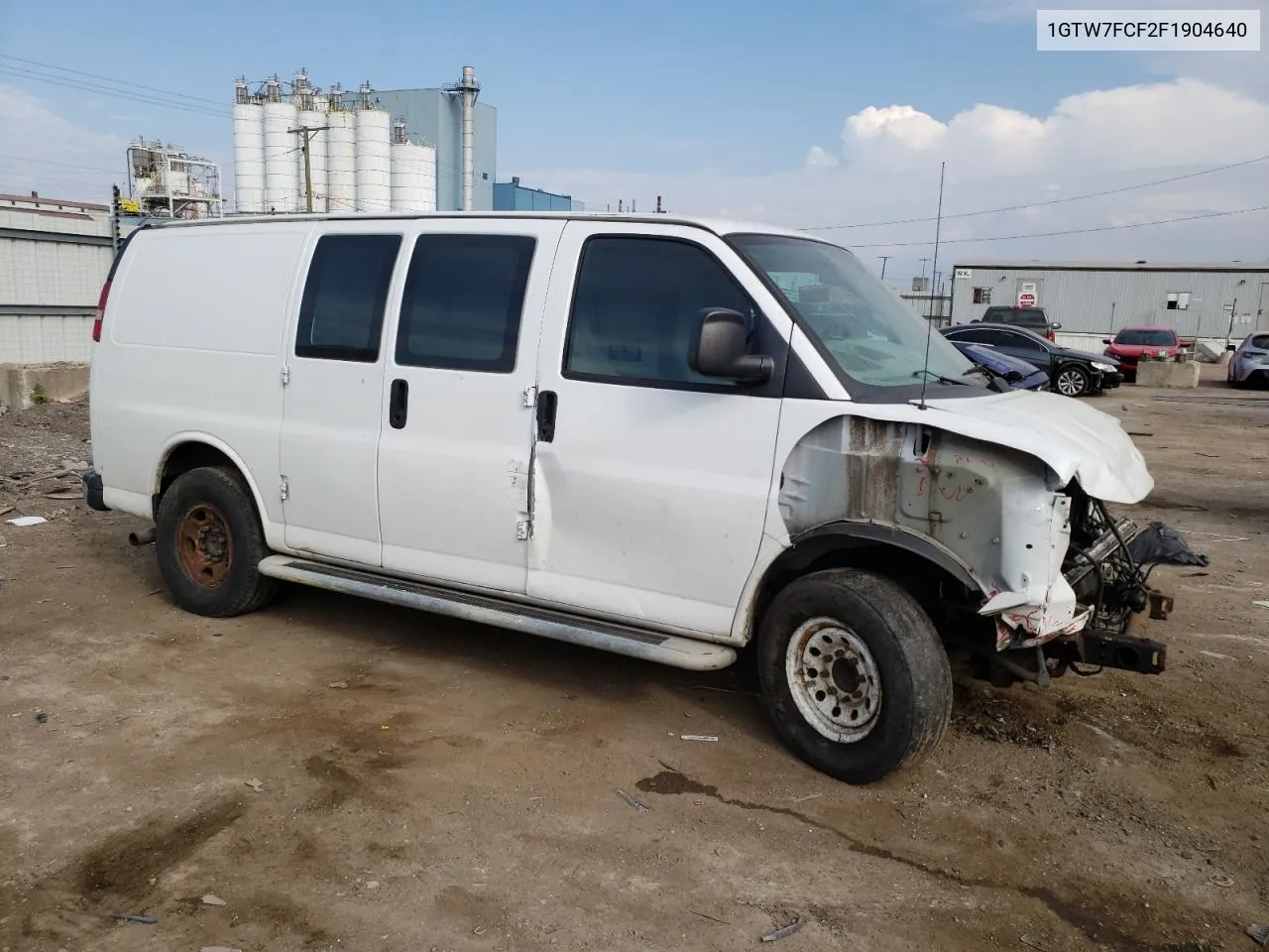 2015 GMC Savana G2500 VIN: 1GTW7FCF2F1904640 Lot: 71455204