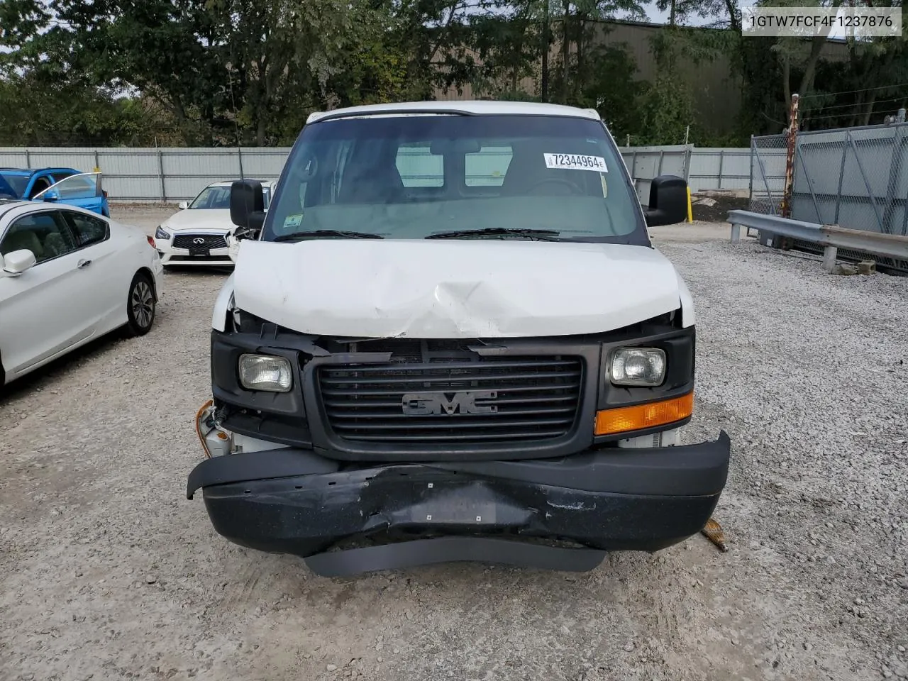 2015 GMC Savana G2500 VIN: 1GTW7FCF4F1237876 Lot: 72344964