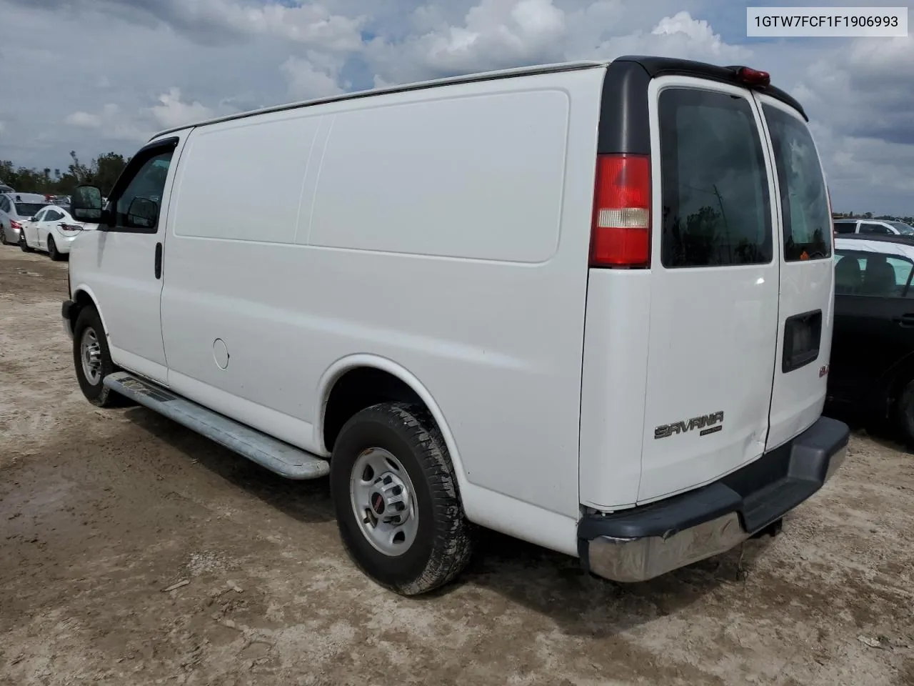 2015 GMC Savana G2500 VIN: 1GTW7FCF1F1906993 Lot: 74488504