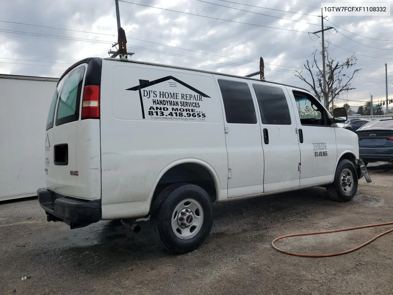 2015 GMC Savana G2500 VIN: 1GTW7FCFXF1108332 Lot: 76357064