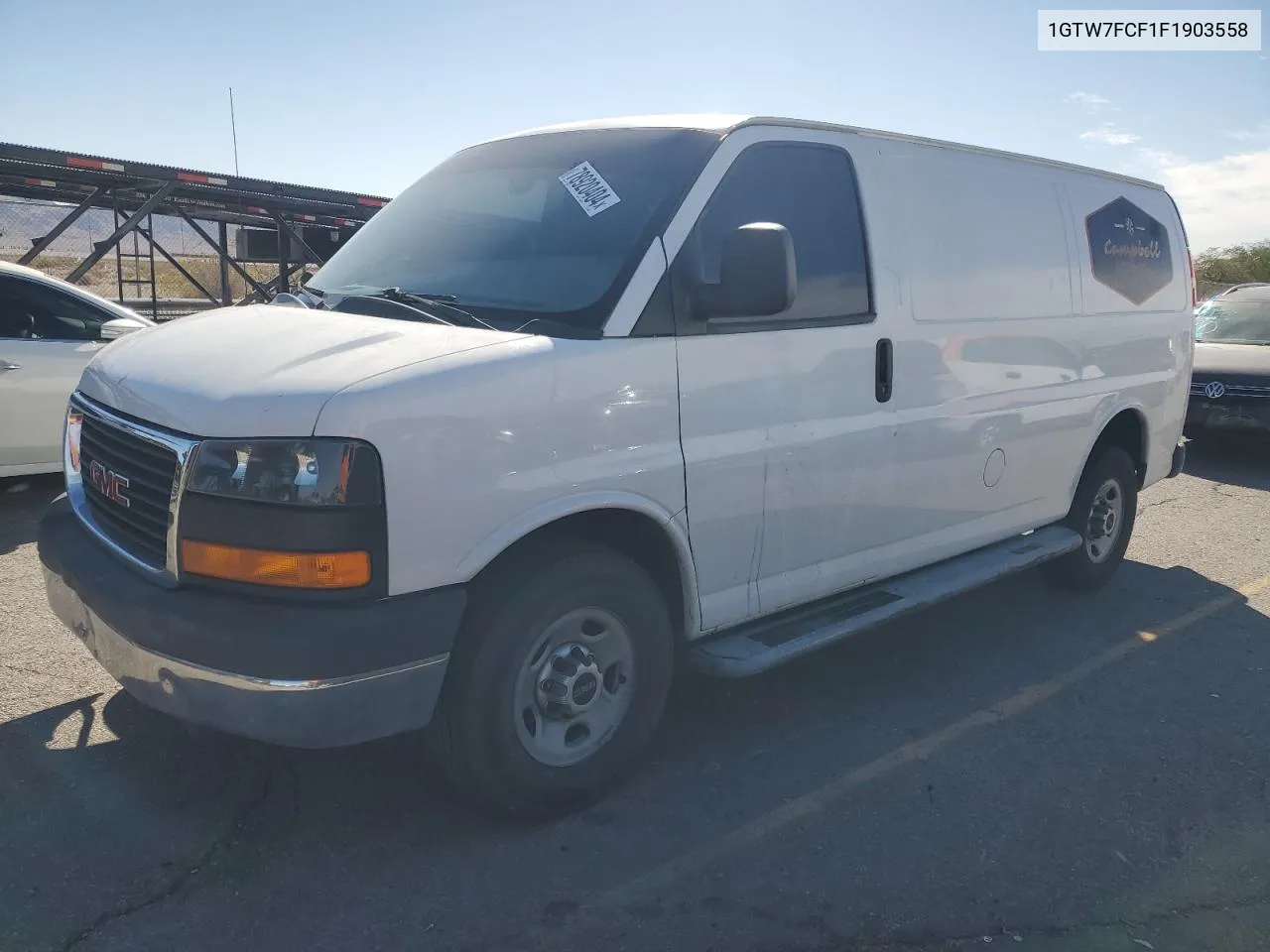 2015 GMC Savana G2500 VIN: 1GTW7FCF1F1903558 Lot: 78920404