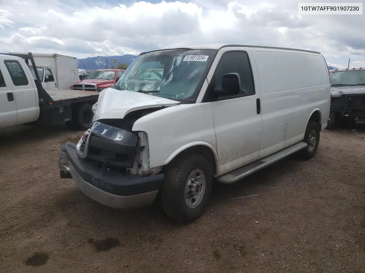 1GTW7AFF9G1907230 2016 GMC Savana G2500