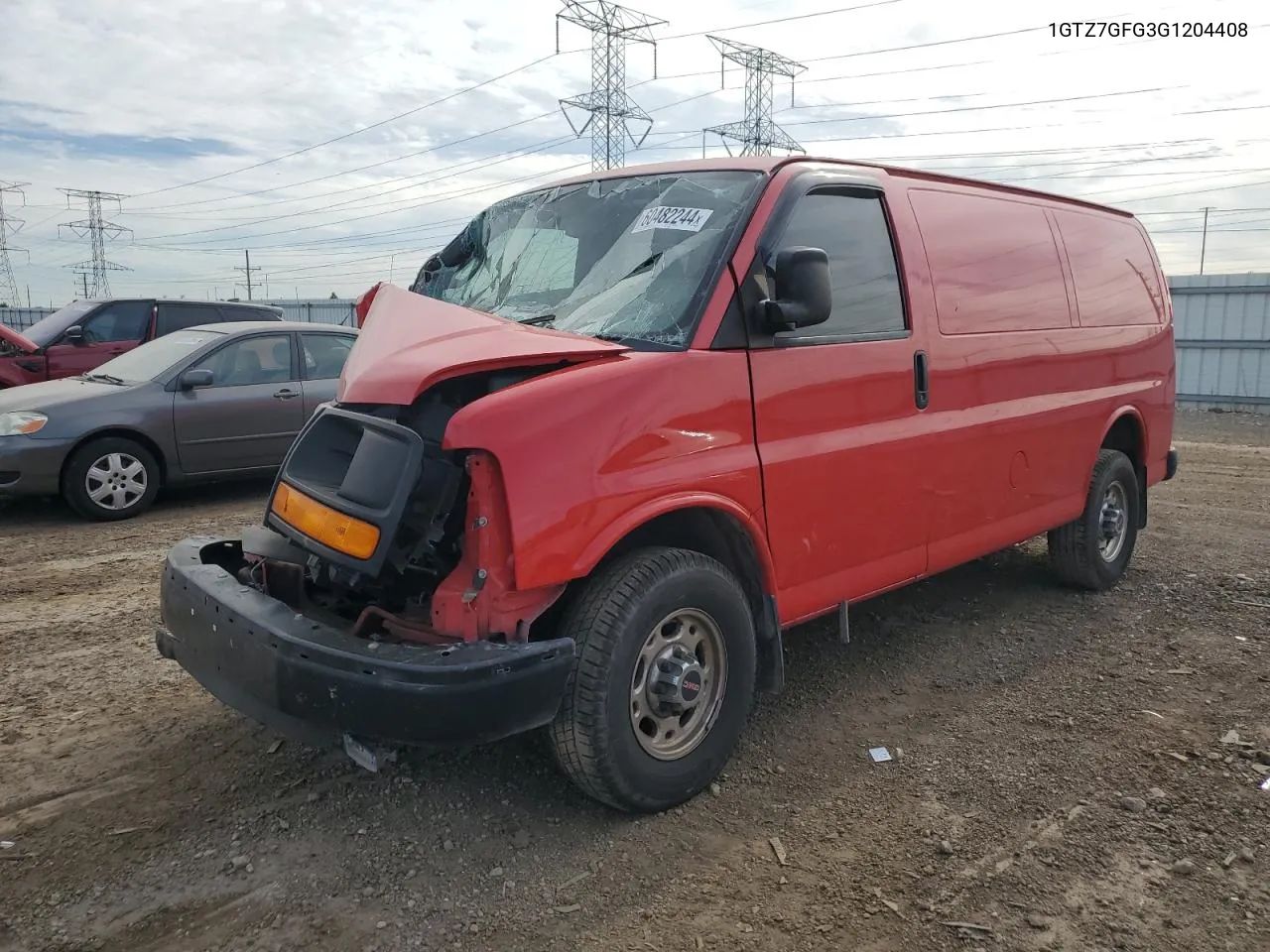 2016 GMC Savana G3500 VIN: 1GTZ7GFG3G1204408 Lot: 60482244