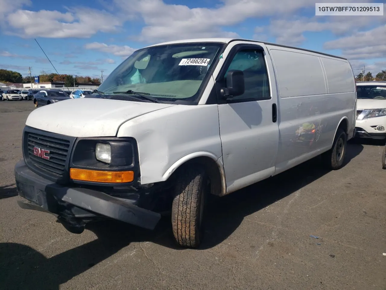 2016 GMC Savana G2500 VIN: 1GTW7BFF7G1209513 Lot: 72466284