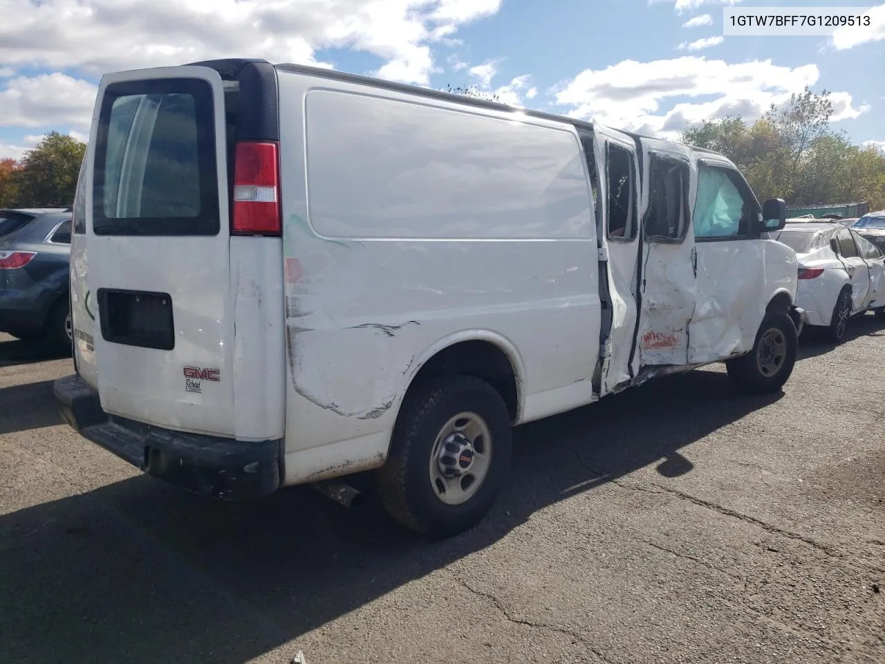 2016 GMC Savana G2500 VIN: 1GTW7BFF7G1209513 Lot: 72466284