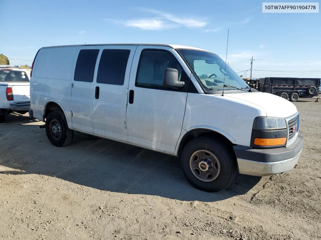 2016 GMC Savana G2500 VIN: 1GTW7AFF9G1904778 Lot: 72646104