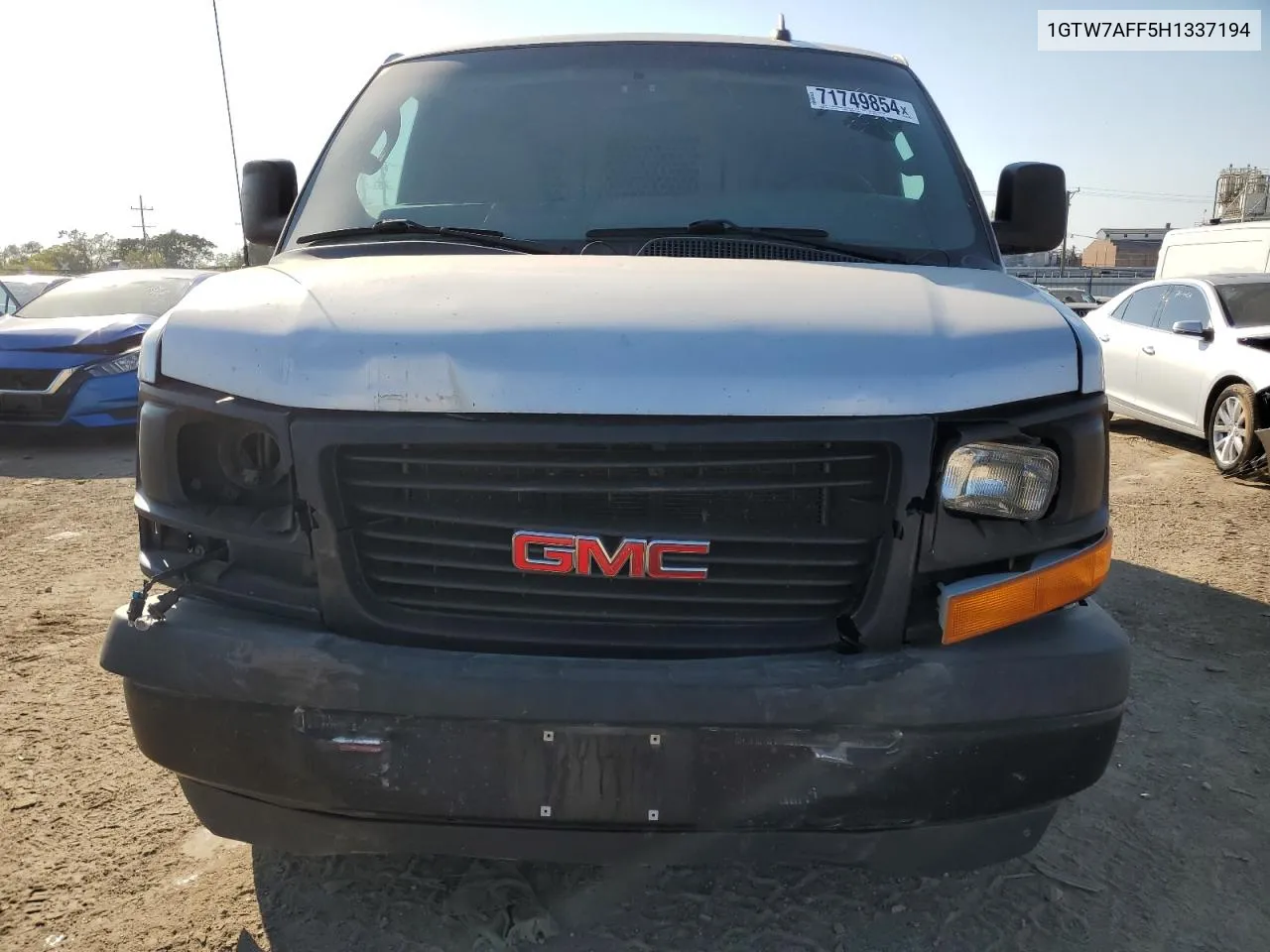 2017 GMC Savana G2500 VIN: 1GTW7AFF5H1337194 Lot: 71749854