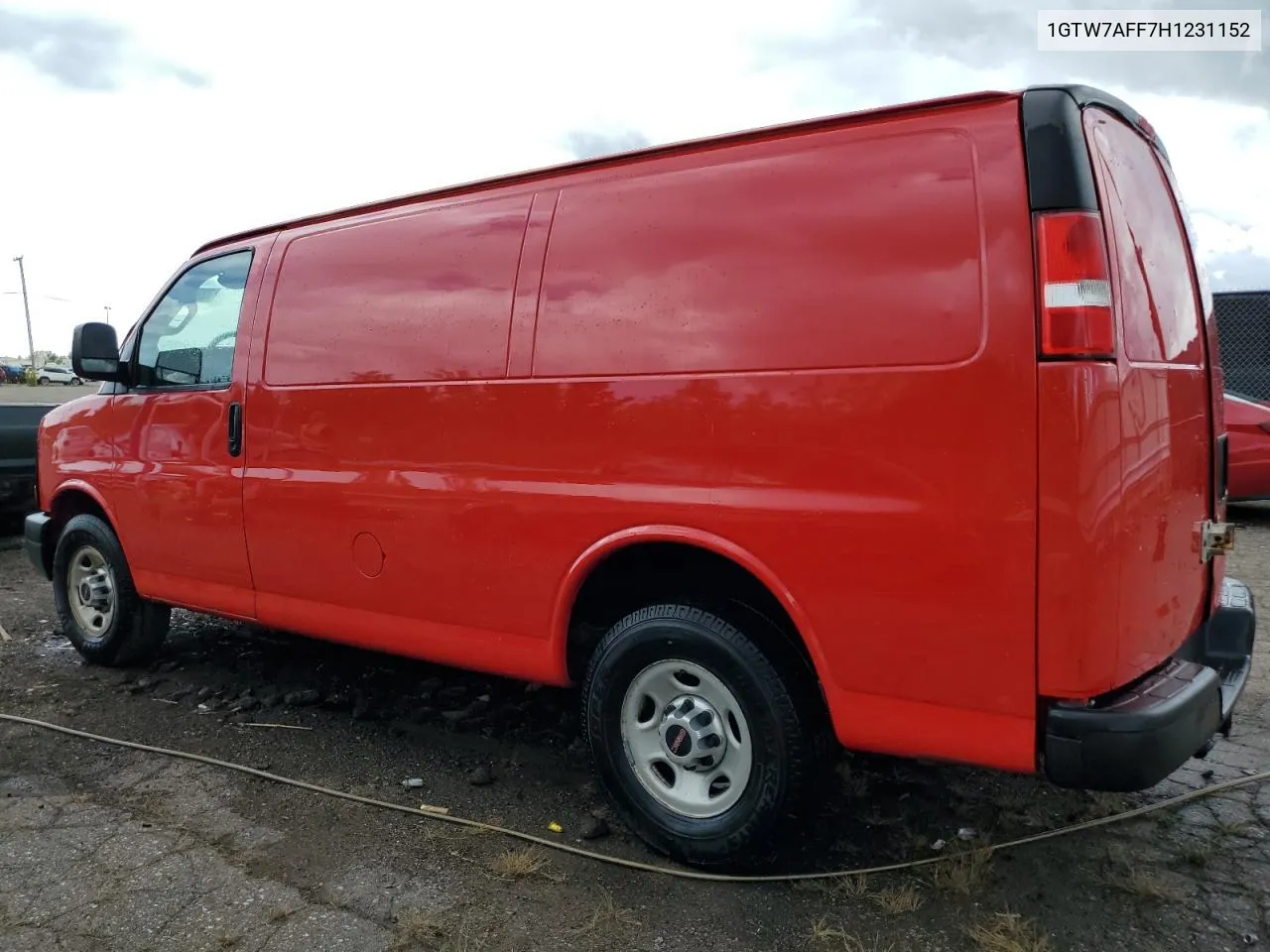 2017 GMC Savana G2500 VIN: 1GTW7AFF7H1231152 Lot: 72346024