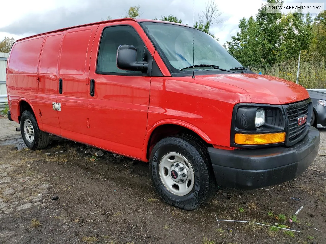 2017 GMC Savana G2500 VIN: 1GTW7AFF7H1231152 Lot: 72346024