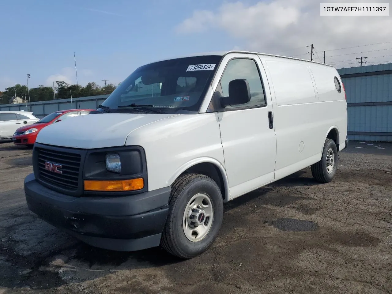 2017 GMC Savana G2500 VIN: 1GTW7AFF7H1111397 Lot: 73590324