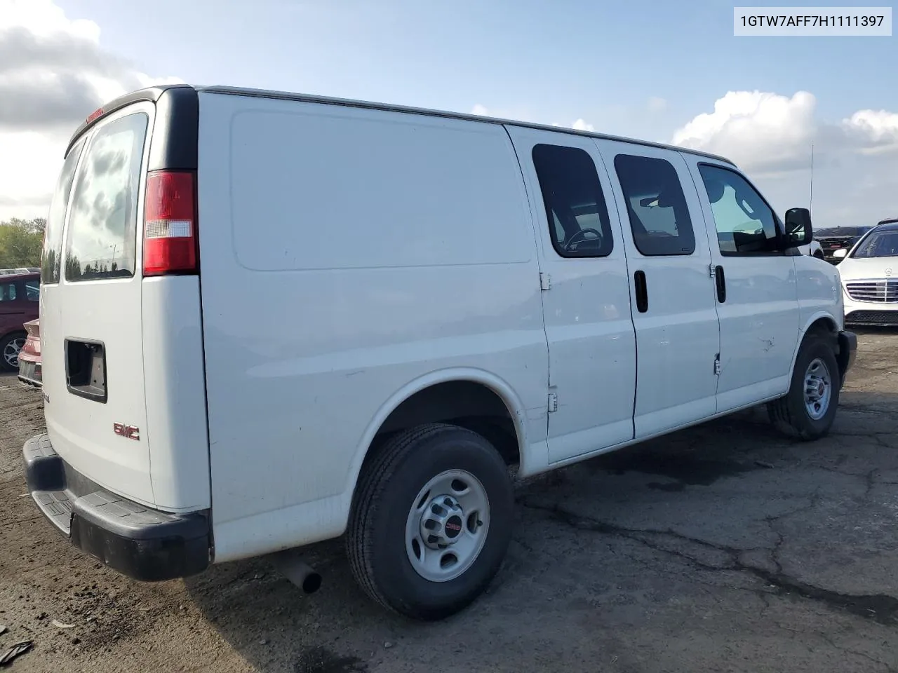 2017 GMC Savana G2500 VIN: 1GTW7AFF7H1111397 Lot: 73590324