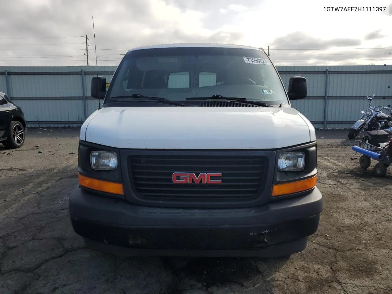 2017 GMC Savana G2500 VIN: 1GTW7AFF7H1111397 Lot: 73590324