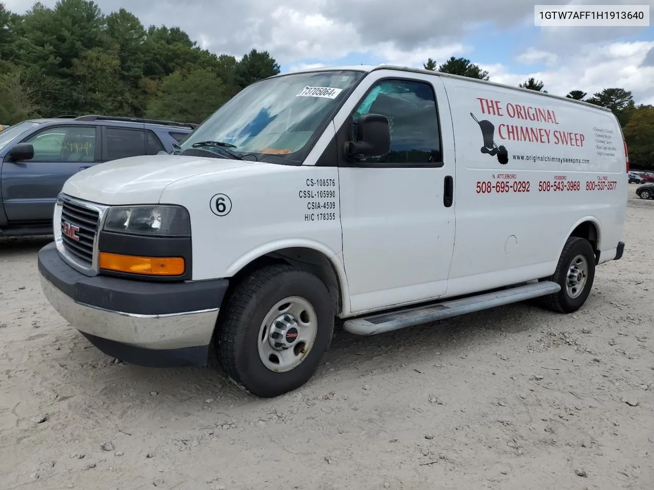 2017 GMC Savana G2500 VIN: 1GTW7AFF1H1913640 Lot: 73705064