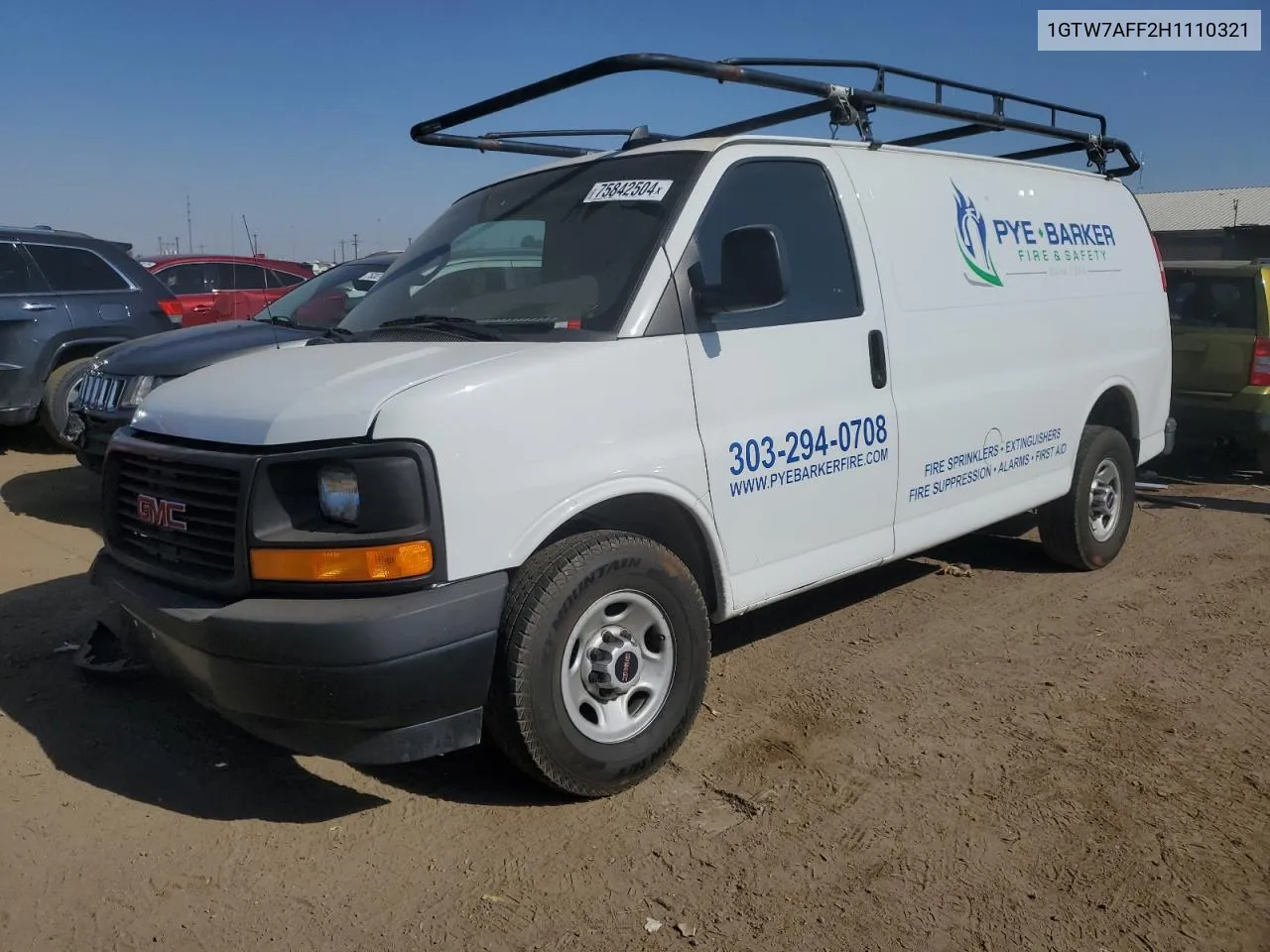 1GTW7AFF2H1110321 2017 GMC Savana G2500