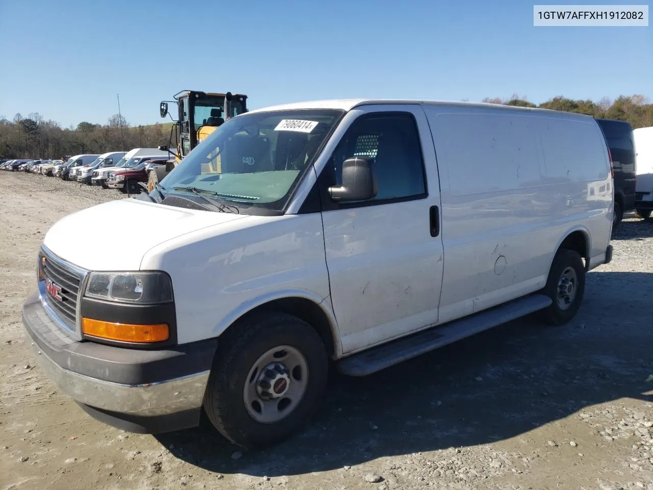 2017 GMC Savana G2500 VIN: 1GTW7AFFXH1912082 Lot: 79060414