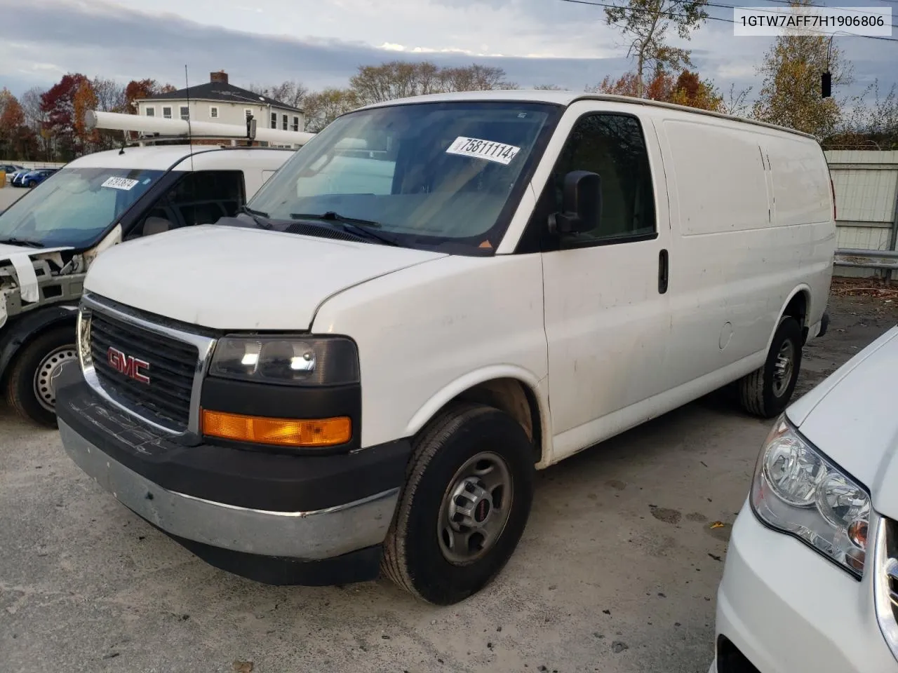 2017 GMC Savana G2500 VIN: 1GTW7AFF7H1906806 Lot: 81203694