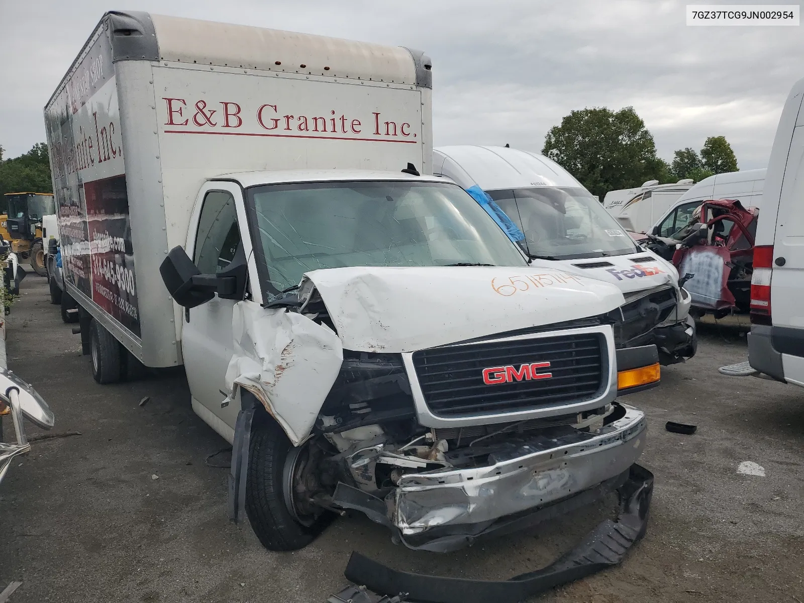 2018 GMC Savana Cutaway G3500 VIN: 7GZ37TCG9JN002954 Lot: 65115114