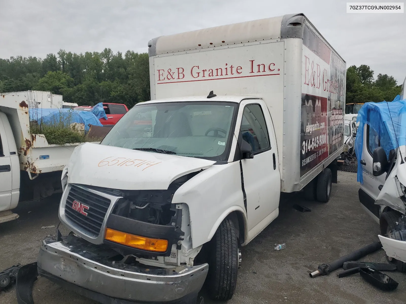 2018 GMC Savana Cutaway G3500 VIN: 7GZ37TCG9JN002954 Lot: 65115114