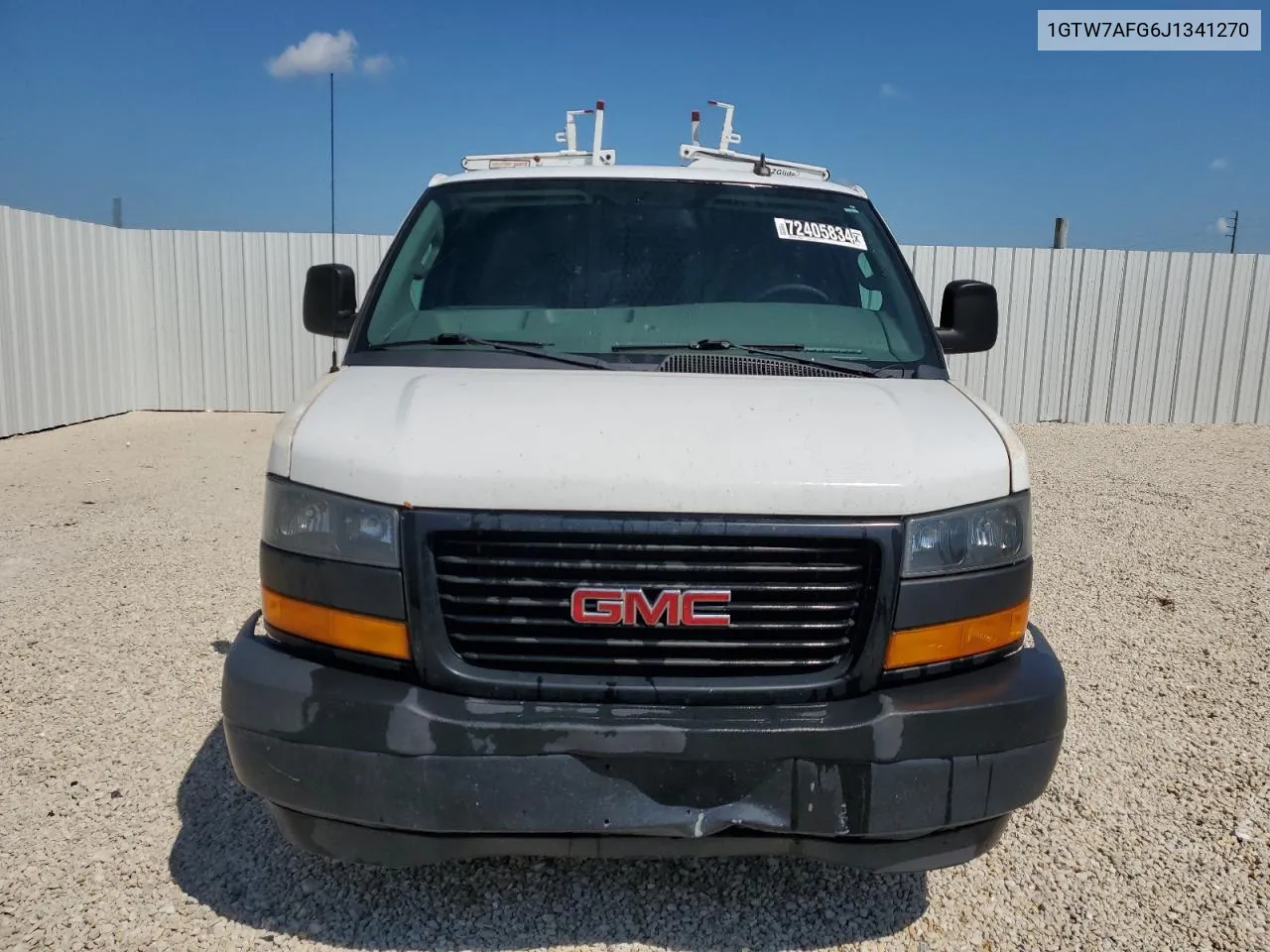 2018 GMC Savana G2500 VIN: 1GTW7AFG6J1341270 Lot: 72405834