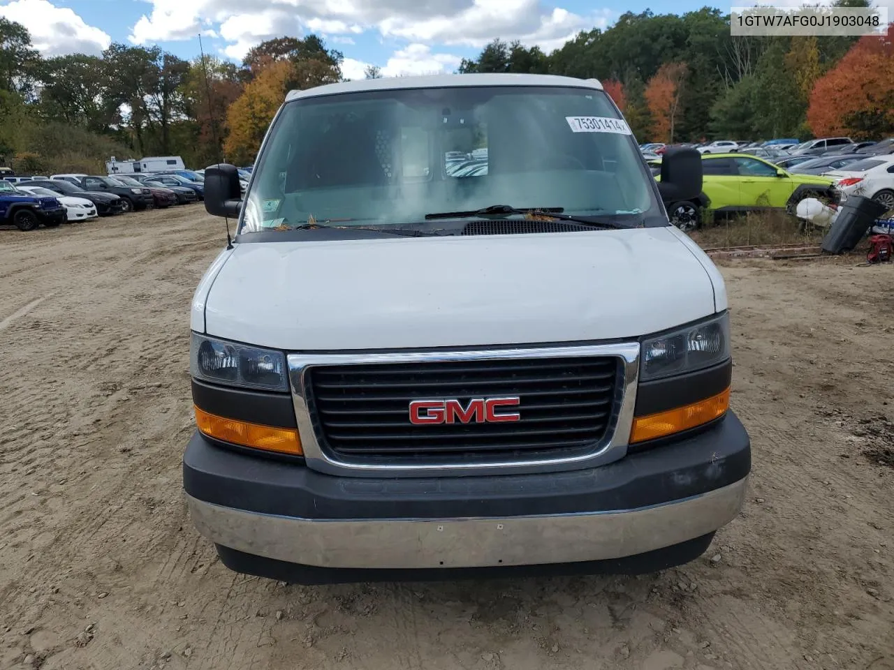 2018 GMC Savana G2500 VIN: 1GTW7AFG0J1903048 Lot: 75301414