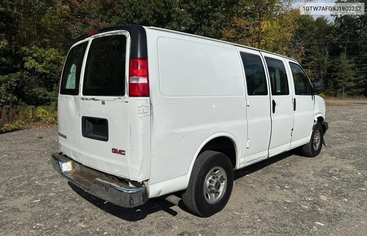 2018 GMC Savana G2500 VIN: 1GTW7AFG9J1902352 Lot: 75693664