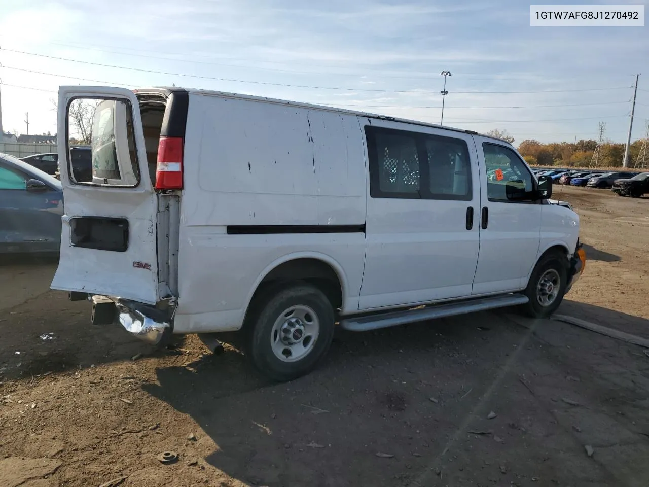 2018 GMC Savana G2500 VIN: 1GTW7AFG8J1270492 Lot: 76926514