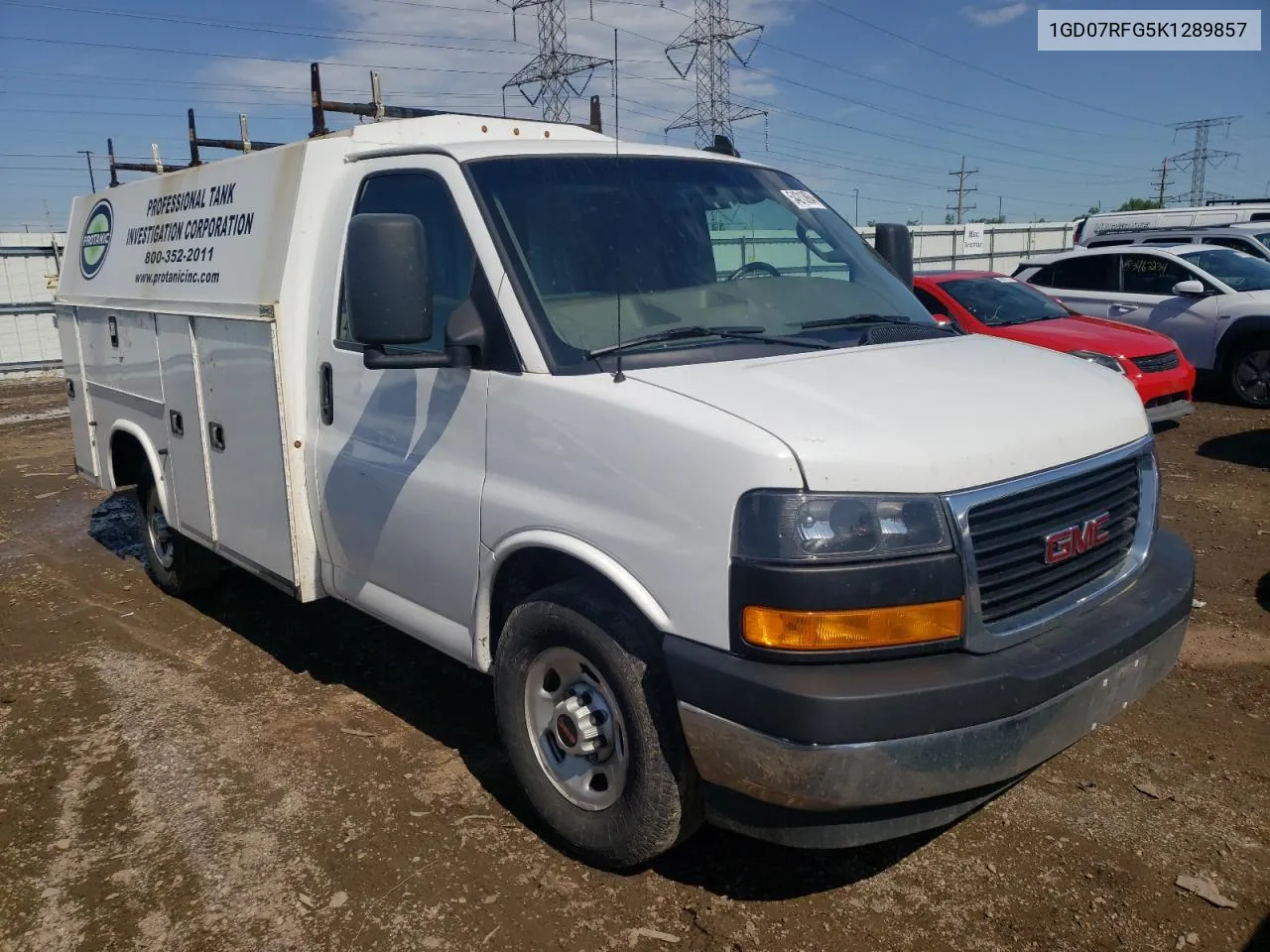 2019 GMC Savana Cutaway G3500 VIN: 1GD07RFG5K1289857 Lot: 54213864