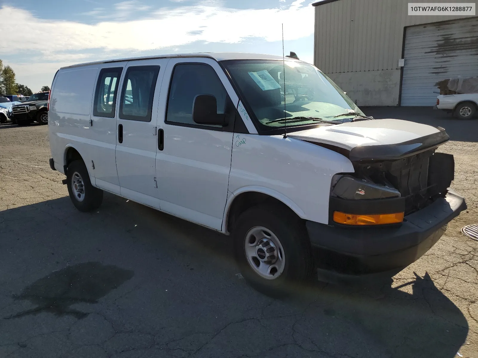 2019 GMC Savana G2500 VIN: 1GTW7AFG6K1288877 Lot: 67702484