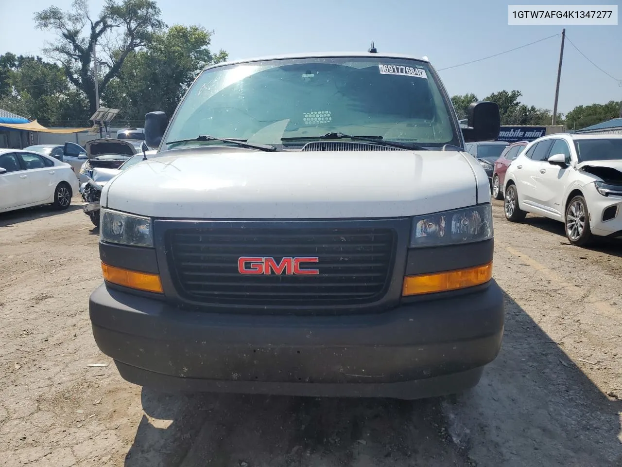 2019 GMC Savana G2500 VIN: 1GTW7AFG4K1347277 Lot: 69177684