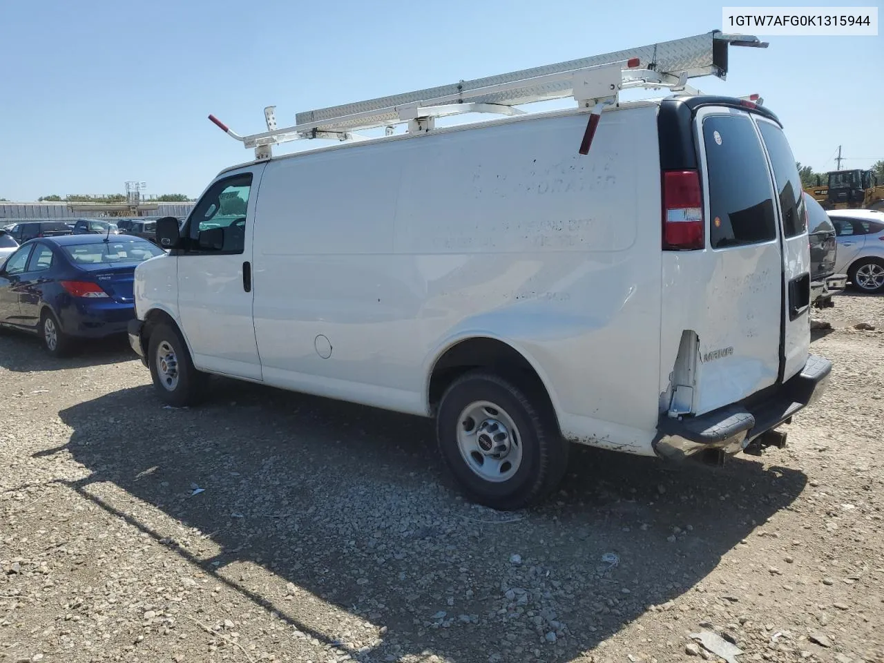 1GTW7AFG0K1315944 2019 GMC Savana G2500