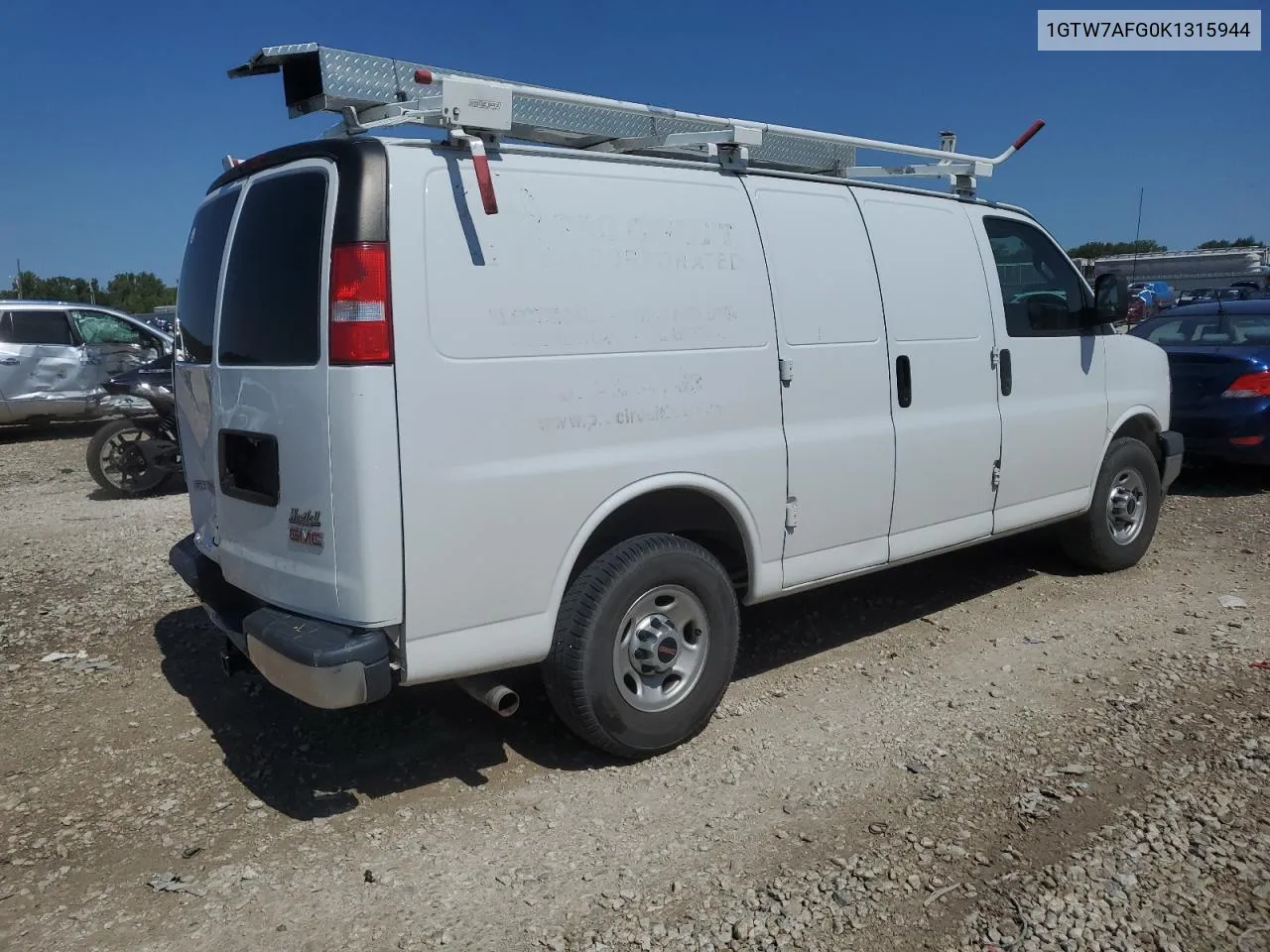 1GTW7AFG0K1315944 2019 GMC Savana G2500