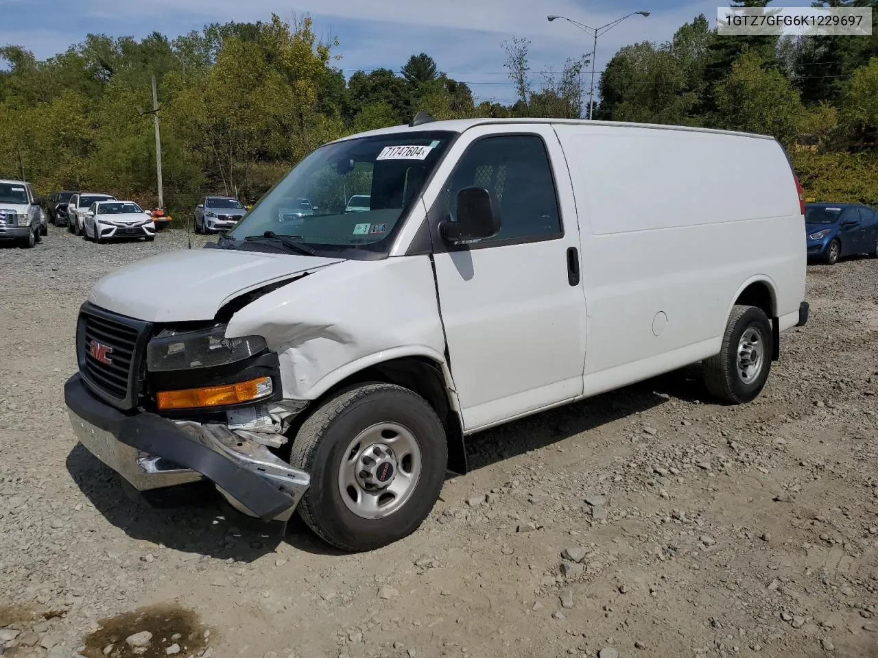 2019 GMC Savana G3500 VIN: 1GTZ7GFG6K1229697 Lot: 71747604