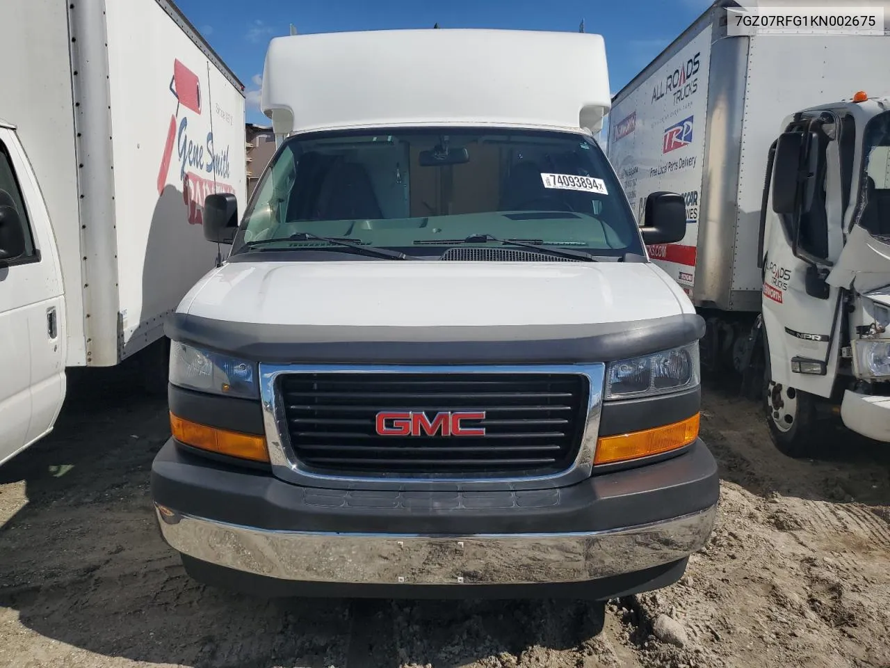 2019 GMC Savana Cutaway G3500 VIN: 7GZ07RFG1KN002675 Lot: 74093894