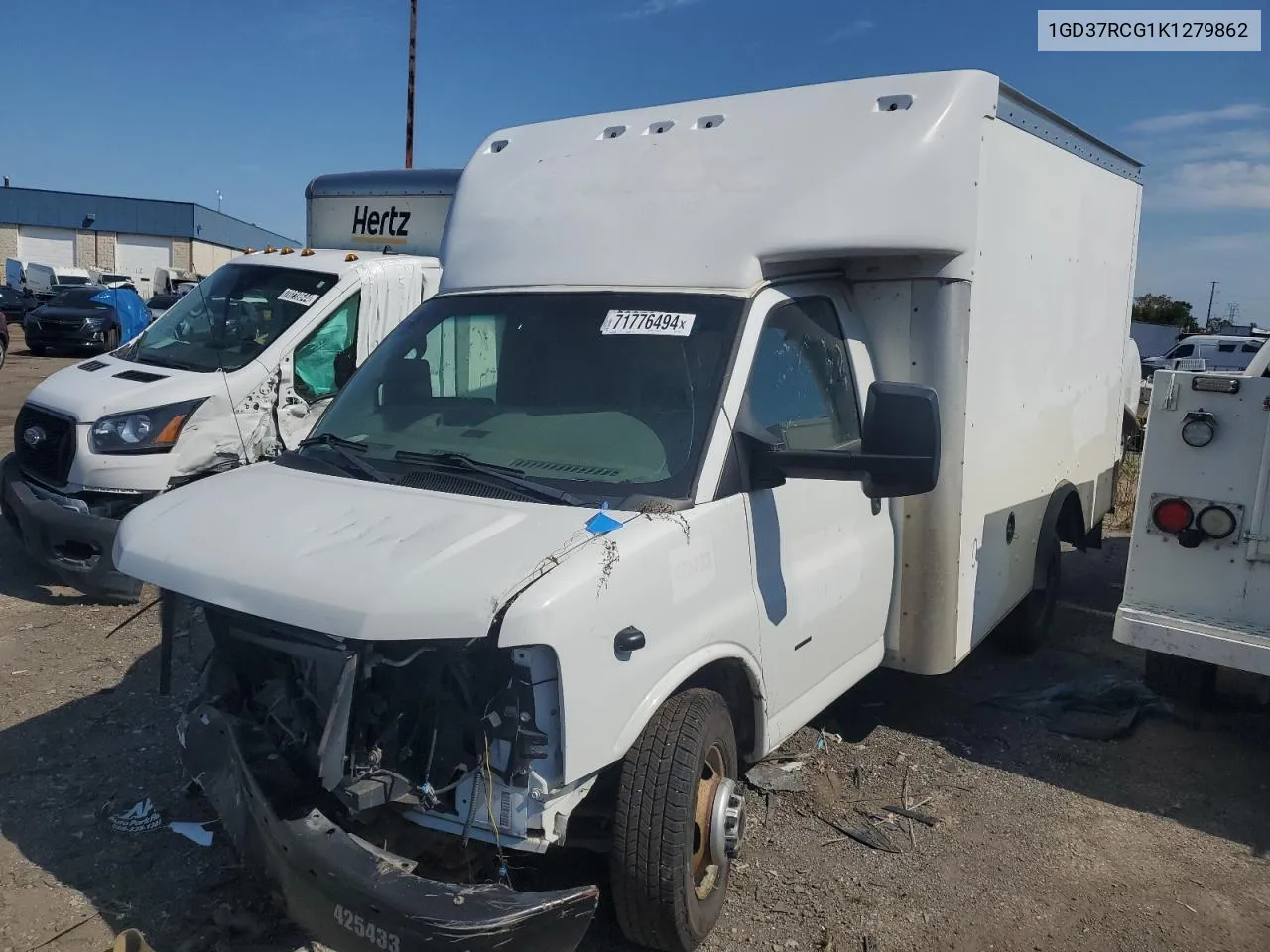 2019 GMC Savana Cutaway G3500 VIN: 1GD37RCG1K1279862 Lot: 74941534