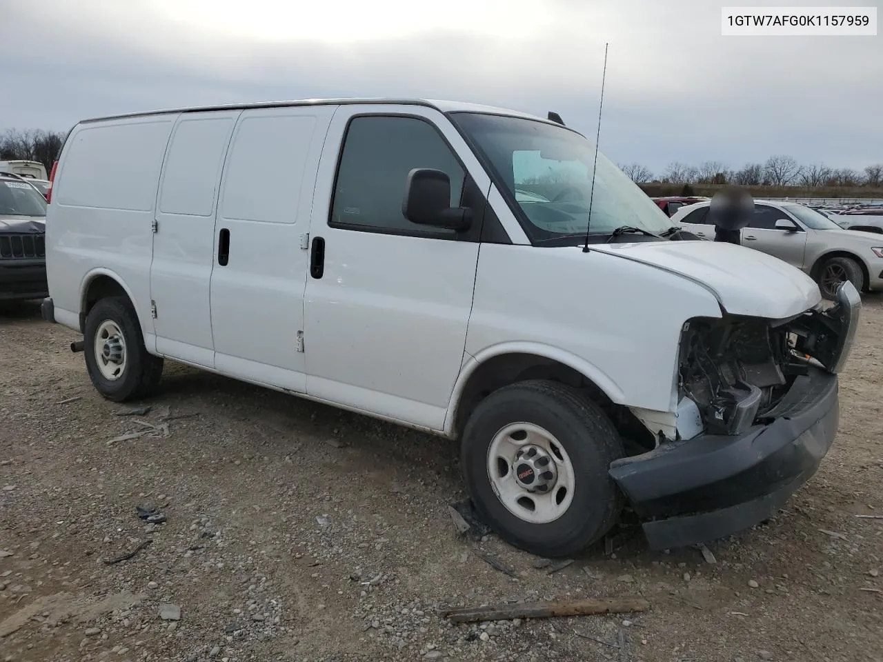 2019 GMC Savana G2500 VIN: 1GTW7AFG0K1157959 Lot: 79397604