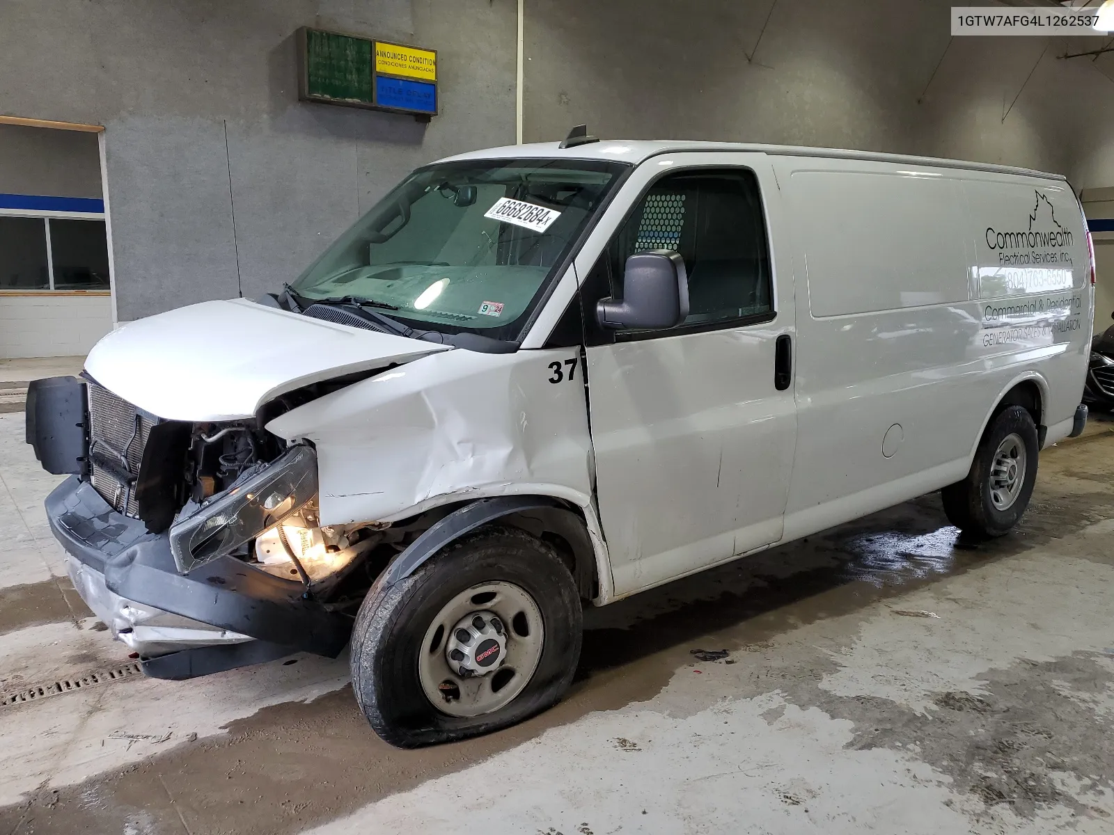 1GTW7AFG4L1262537 2020 GMC Savana G2500