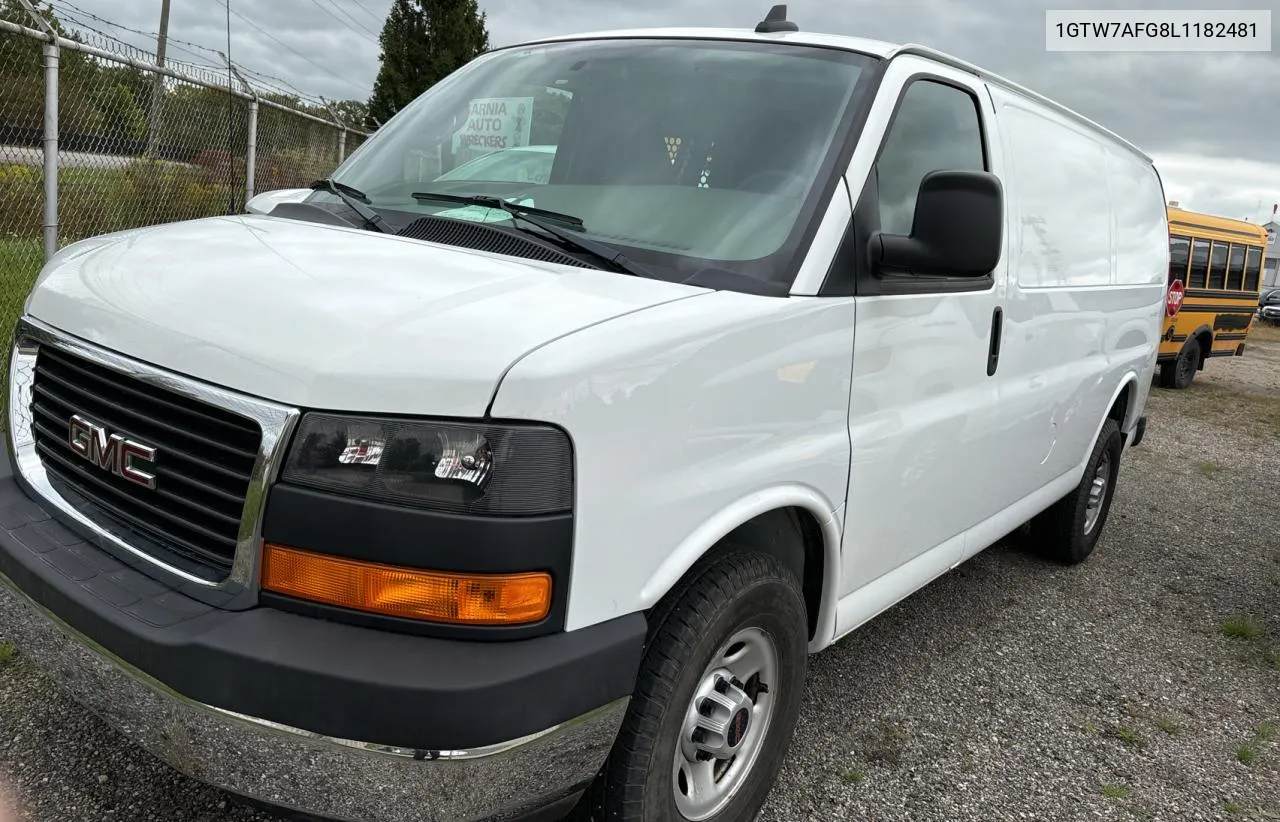 2020 GMC Savana G2500 VIN: 1GTW7AFG8L1182481 Lot: 70837744