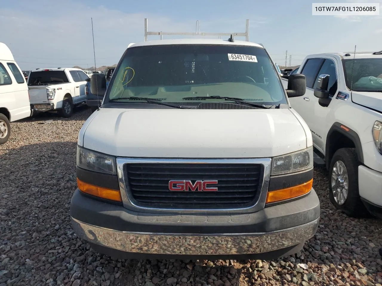 2020 GMC Savana G2500 VIN: 1GTW7AFG1L1206085 Lot: 71190714