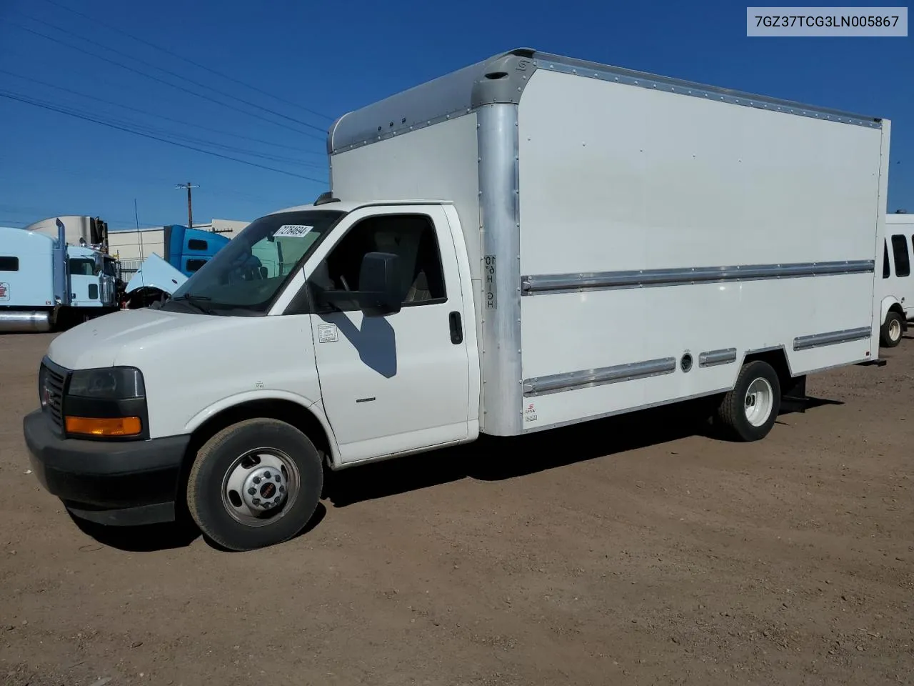 2020 GMC Savana Cutaway G3500 VIN: 7GZ37TCG3LN005867 Lot: 72764694